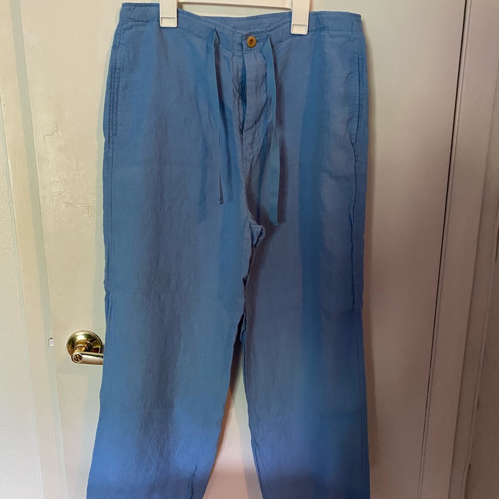 Nautica linen drawstring pants